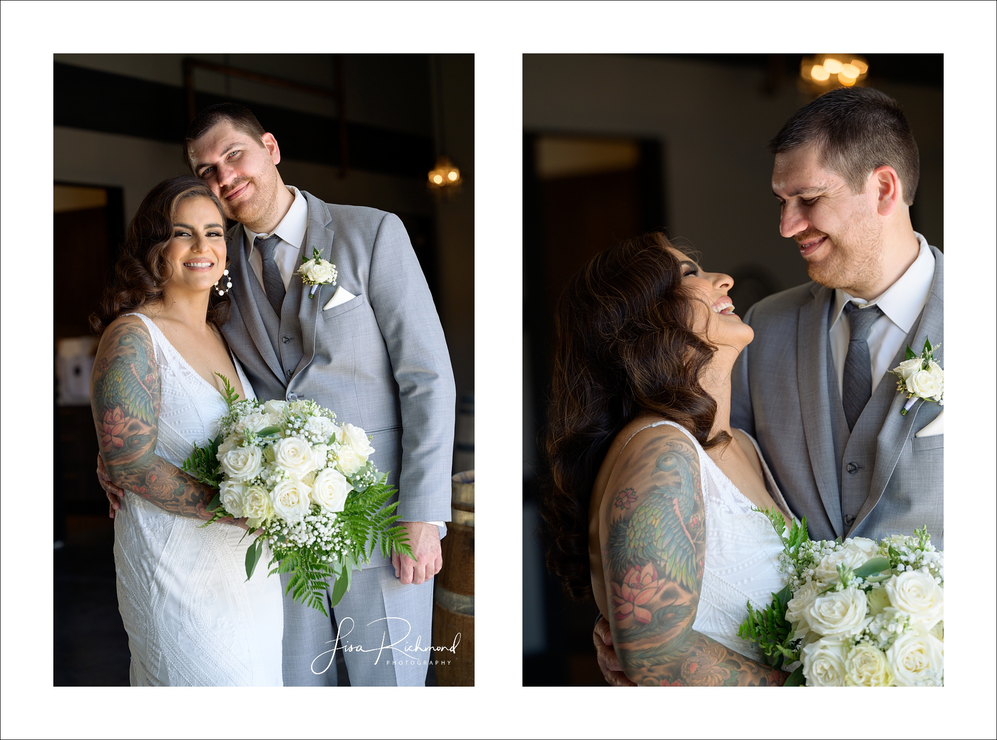 Jessica and Cory celebrate their wedding day at Black Oak Mountain Vineyards