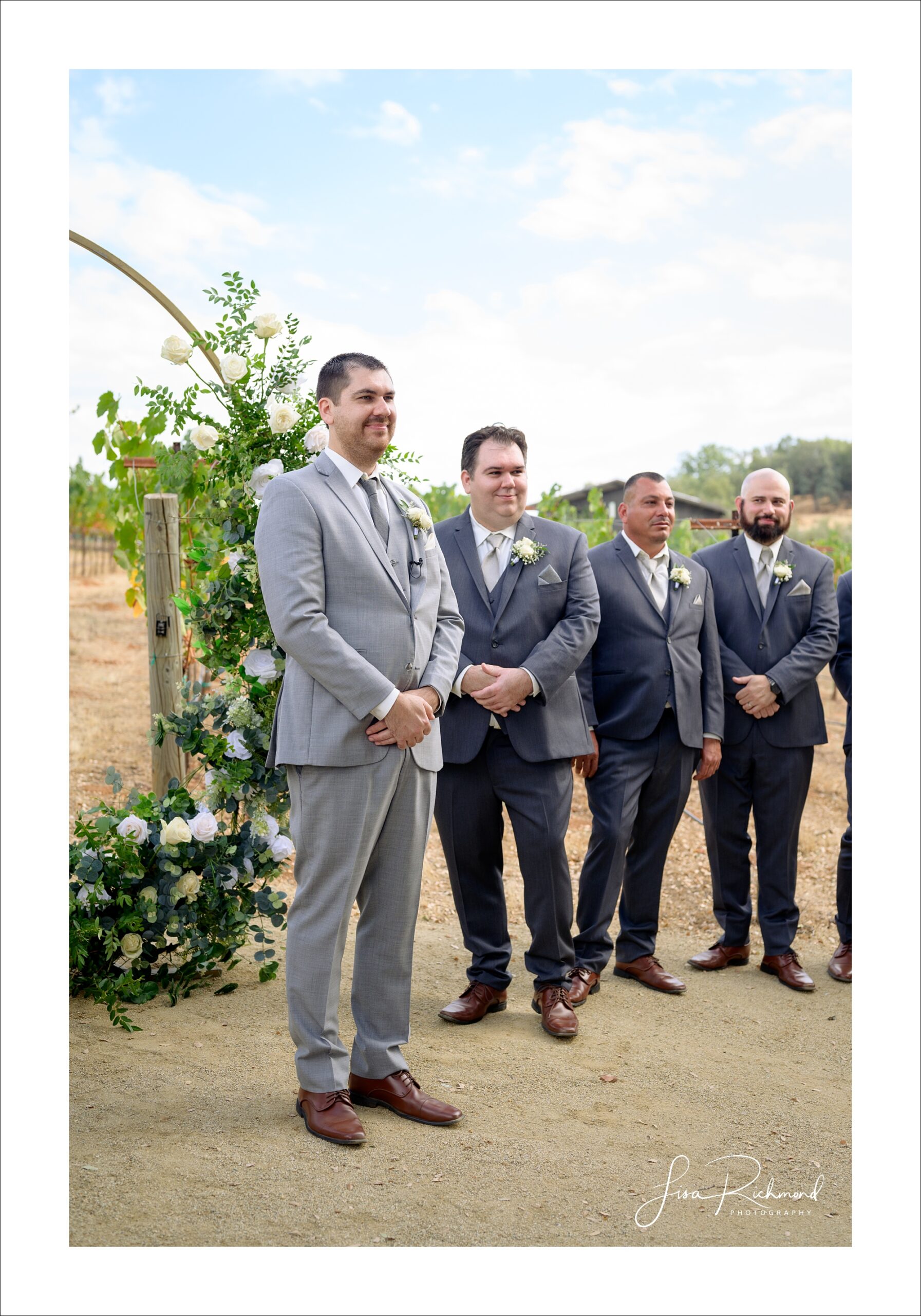 Jessica and Cory celebrate their wedding day at Black Oak Mountain Vineyards