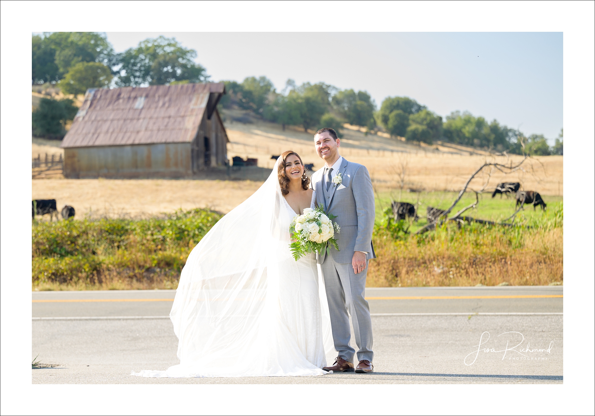 Jessica and Cory celebrate their wedding day at Black Oak Mountain Vineyards