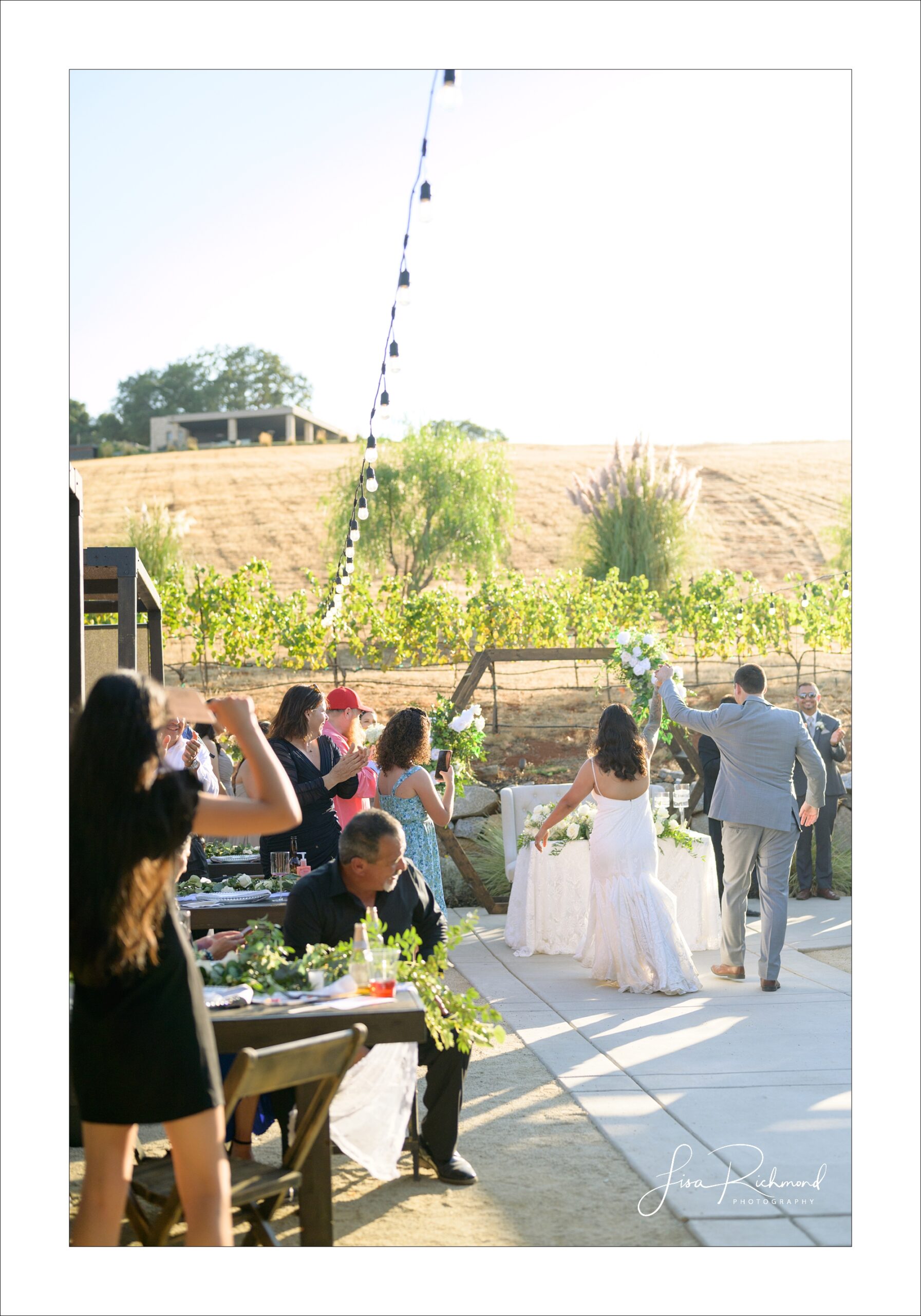 Jessica and Cory celebrate their wedding day at Black Oak Mountain Vineyards
