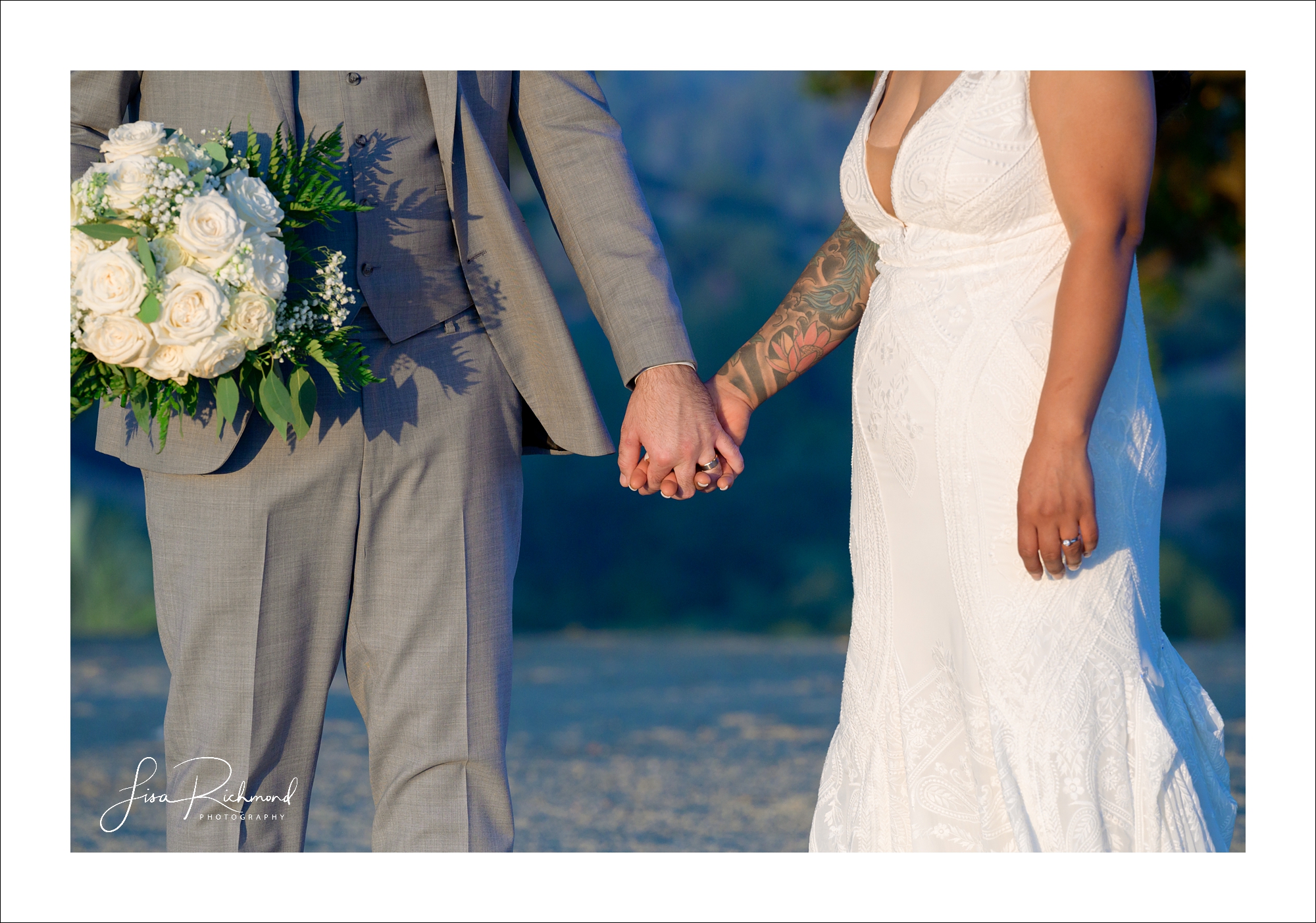 Jessica and Cory celebrate their wedding day at Black Oak Mountain Vineyards