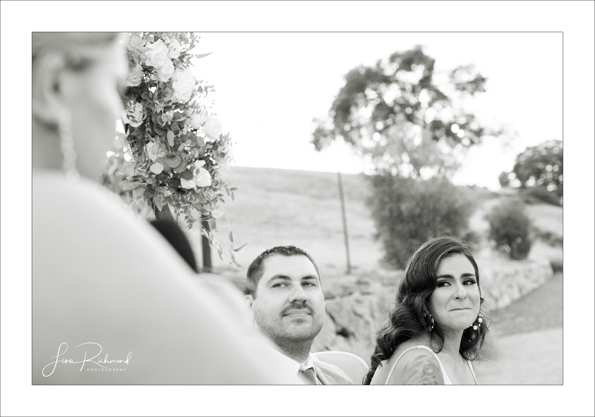 Jessica and Cory celebrate their wedding day at Black Oak Mountain Vineyards