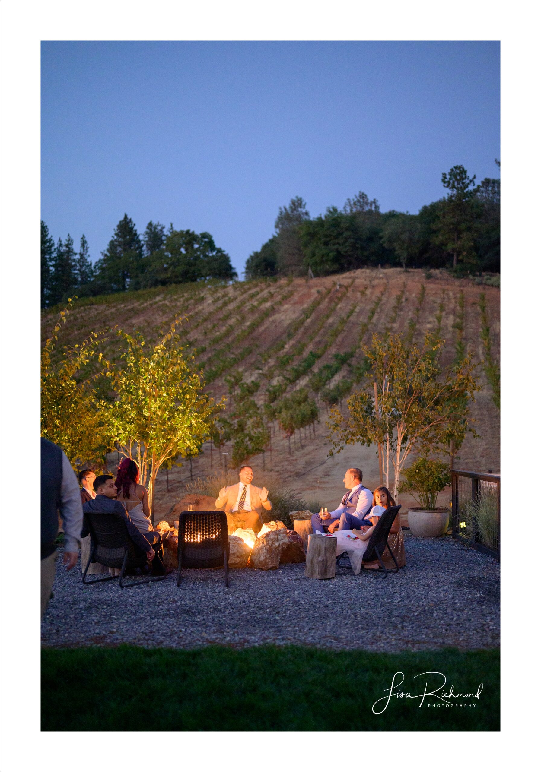 Jessica and Cory celebrate their wedding day at Black Oak Mountain Vineyards