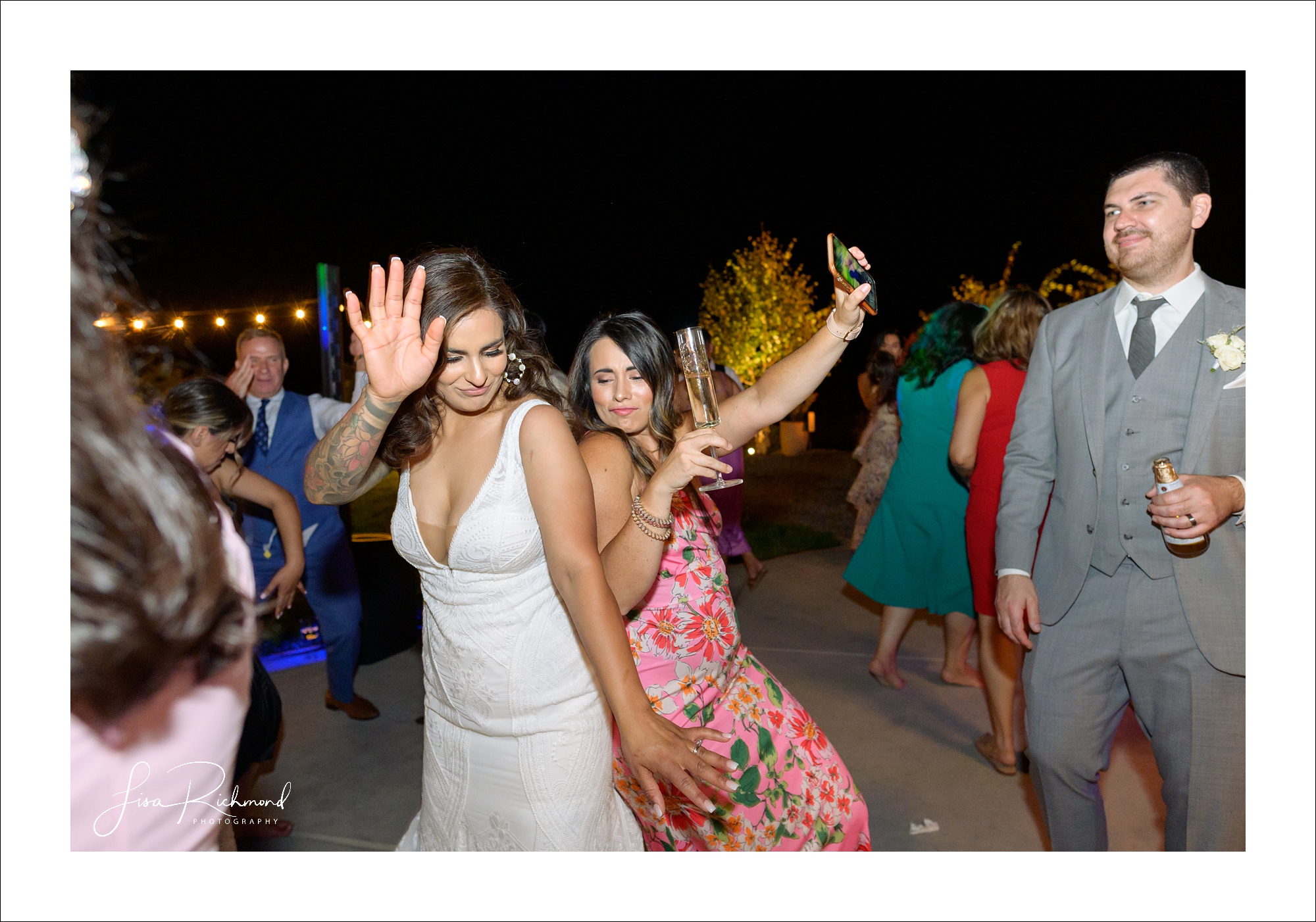 Jessica and Cory celebrate their wedding day at Black Oak Mountain Vineyards