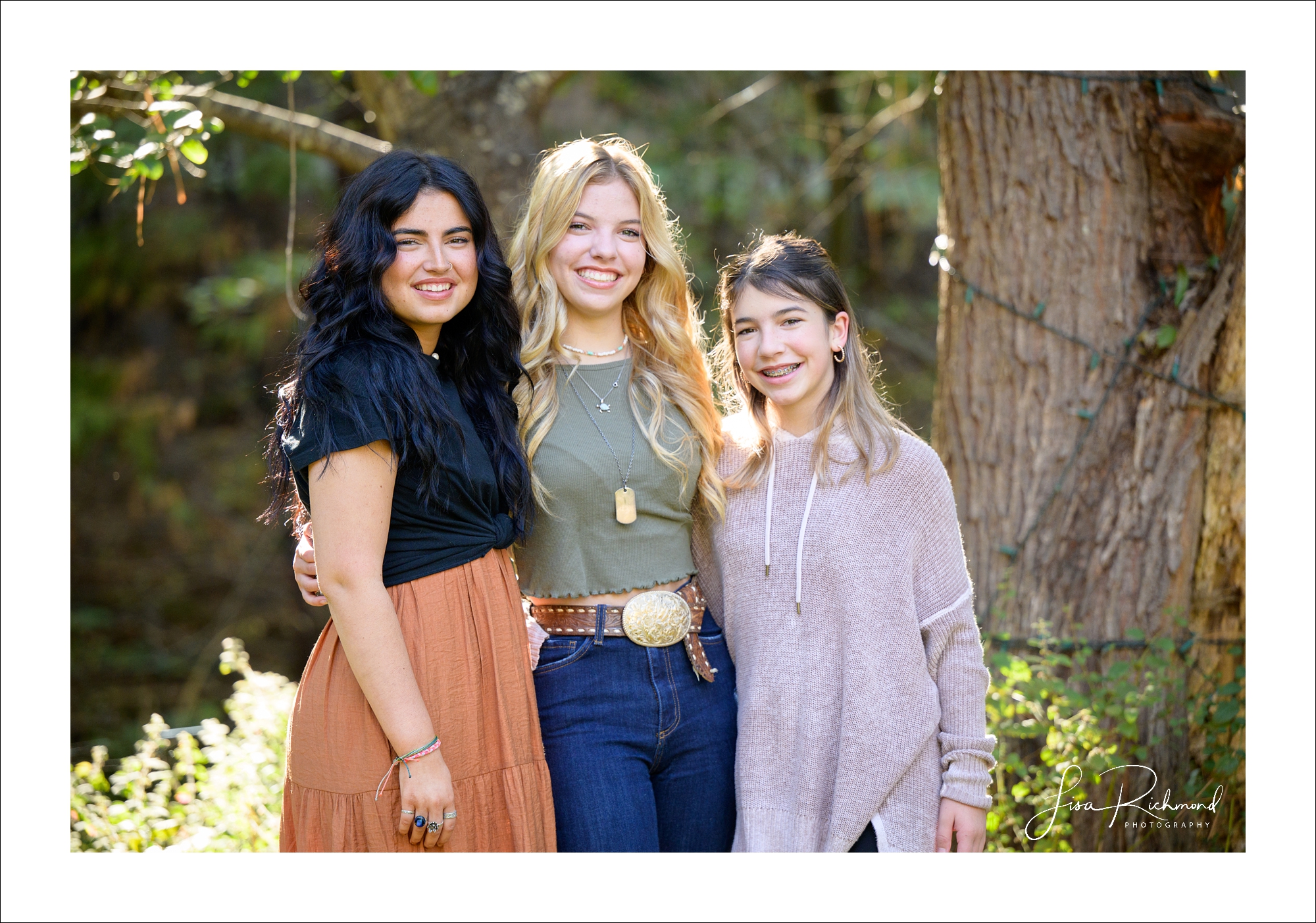 The Hinds extended family at Fausel Ranch