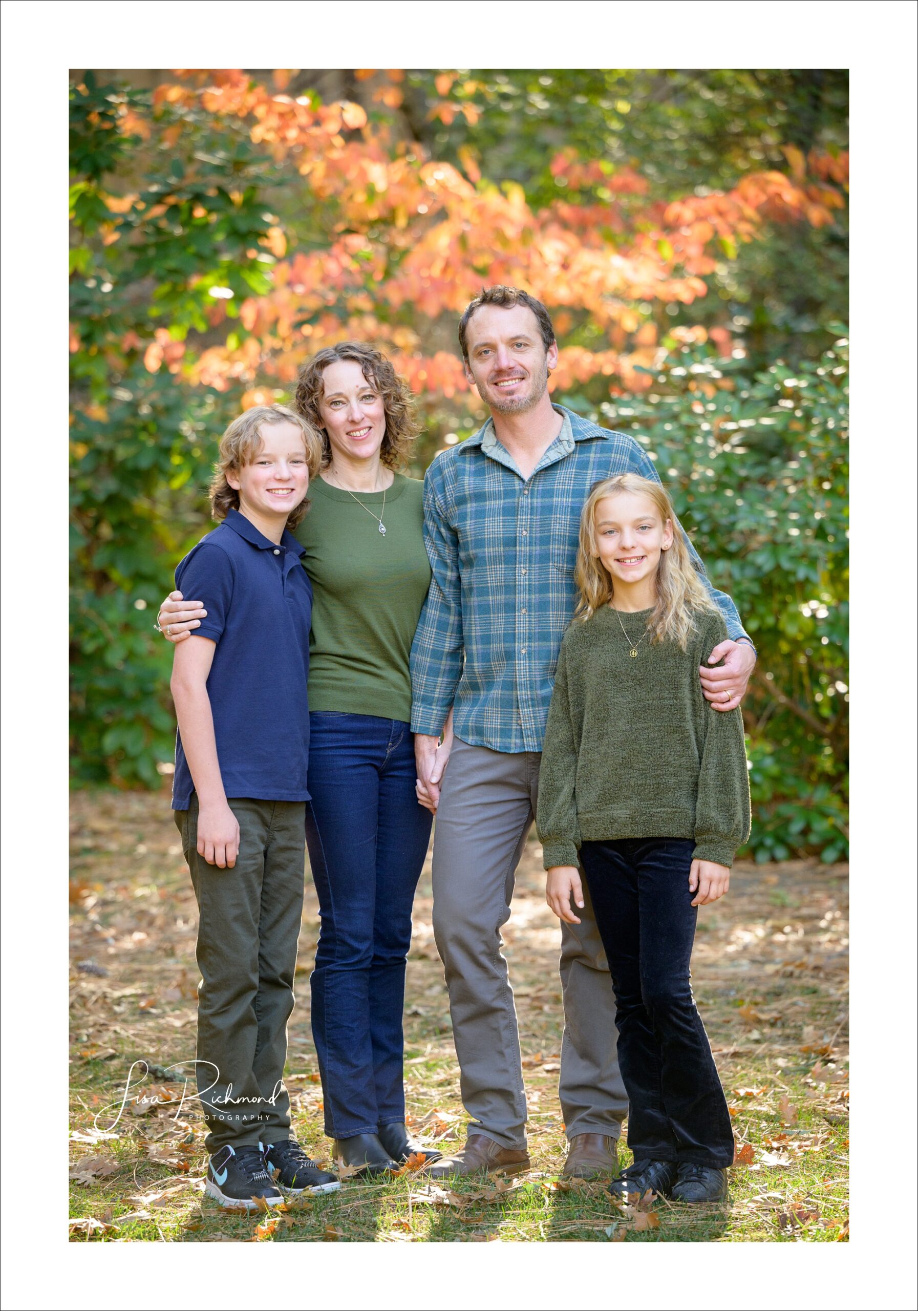 The Hinds extended family at Fausel Ranch