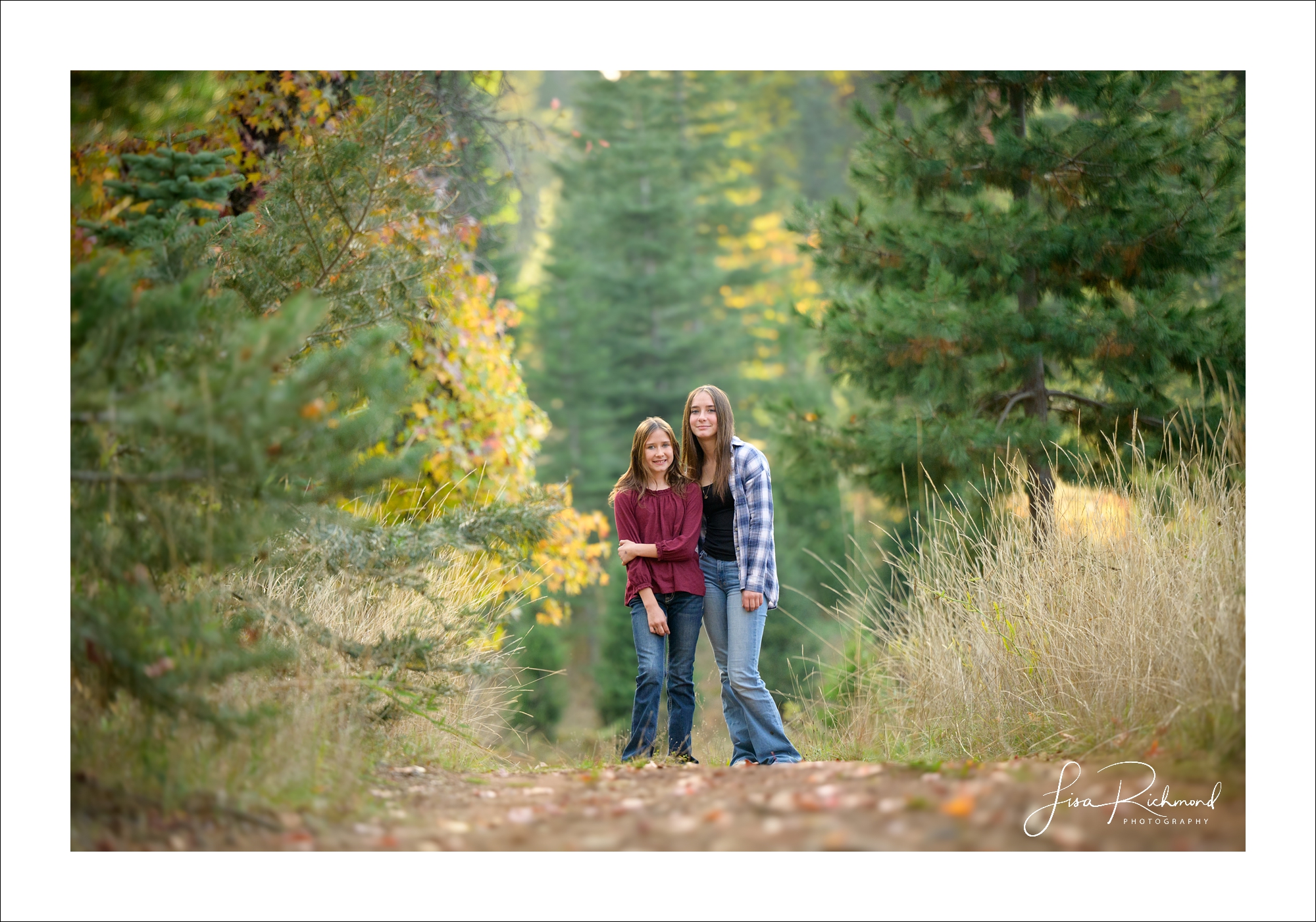 Madison and Hailey, Fall 2023, Apple Hill