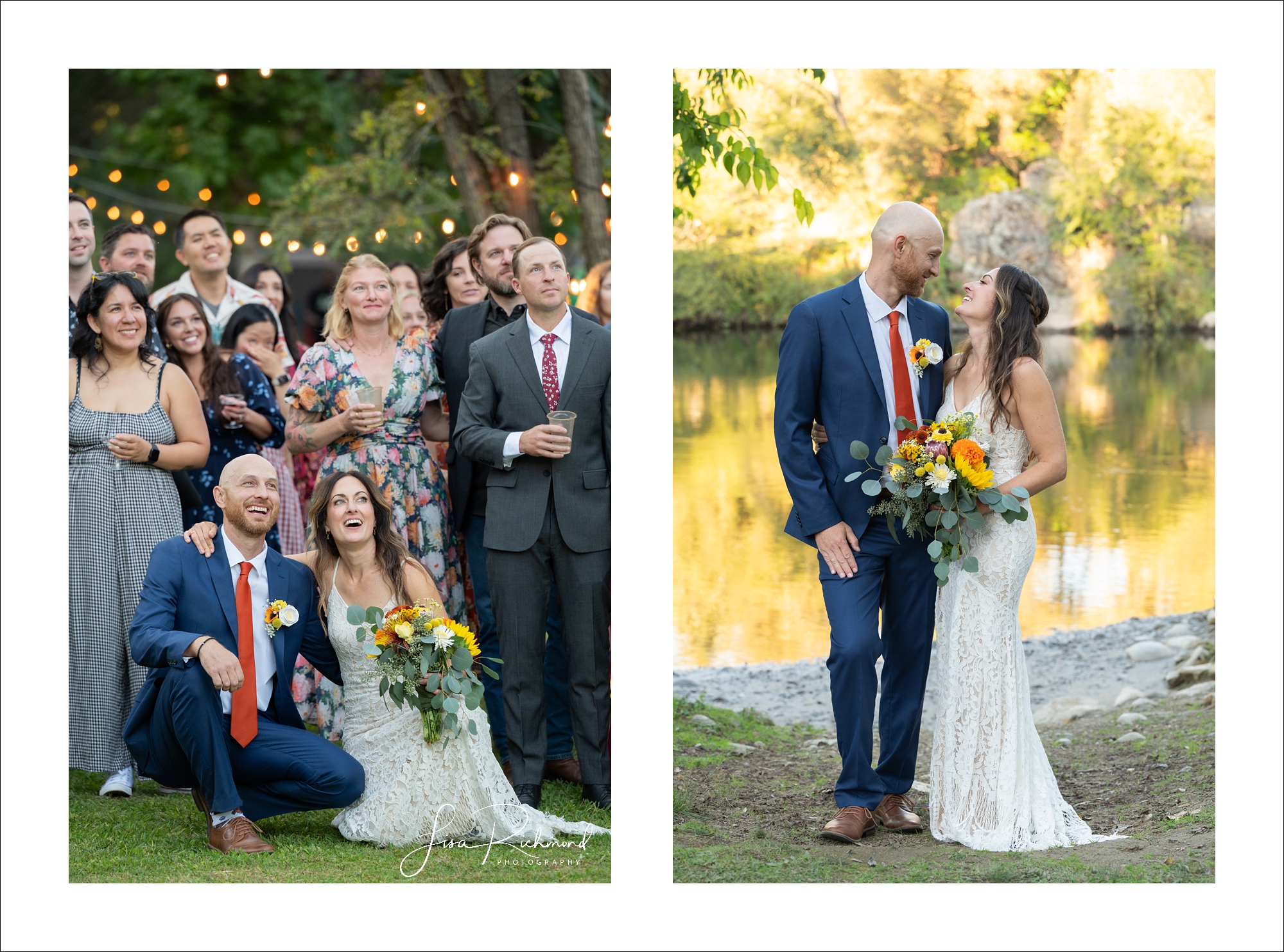 Mel &#038; Brennen — Underwater promises to a riverside celebrations
