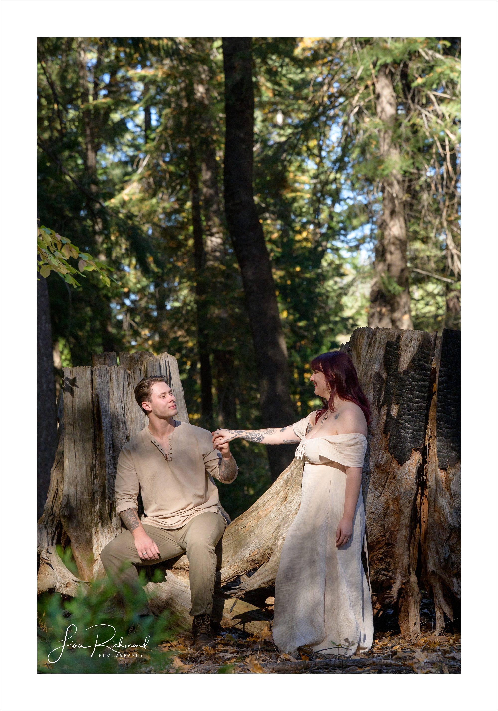 Phoebe and Jake – Fantasy Forest Engagement